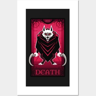 tarot death puss in boots Posters and Art